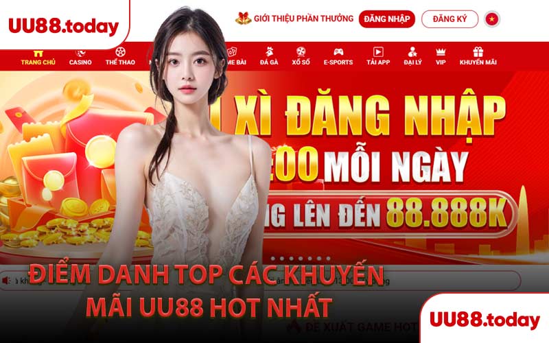 Điểm Danh Top Các Khuyến Mãi UU88 Hot Nhất